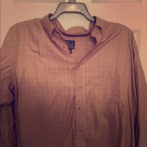 Jos. A.  Bank Houndstooth-Design Button-Up